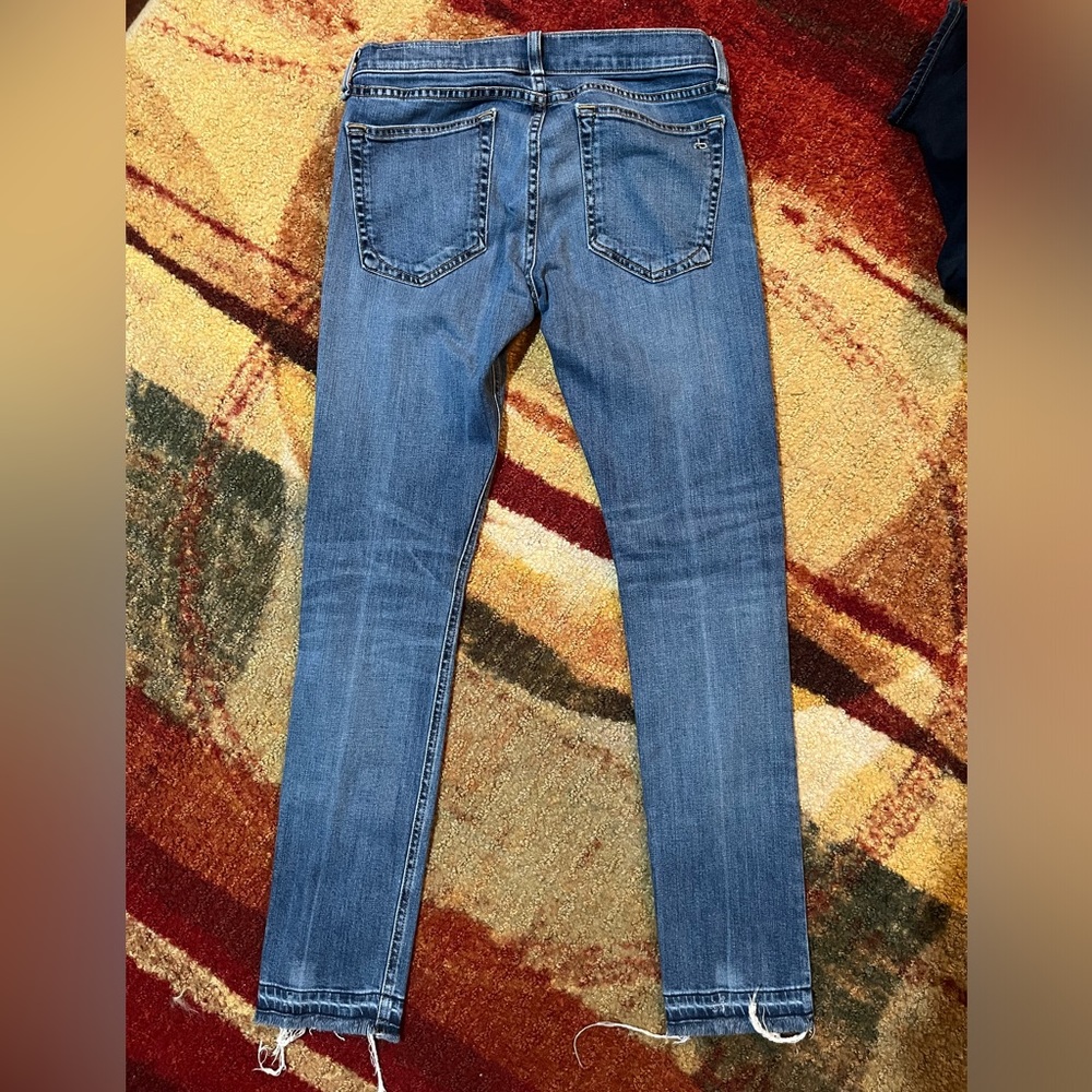 Size 25 Rag & Bone Dre Low Rise Boyfriend Coopers - Picture 5 of 10